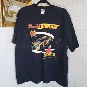 David Stremme Nascar 2008 Rare Rusty Wallace Racing Signed Tee XL